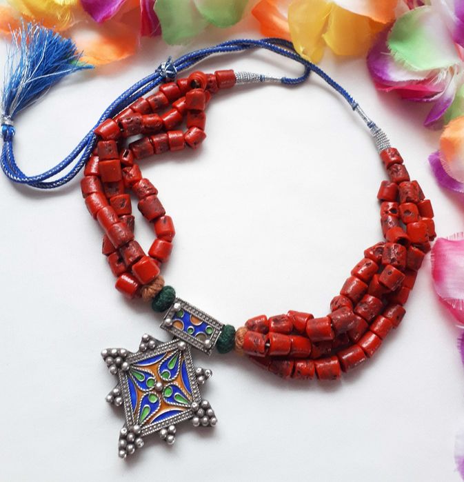 Berberyjski amulet,  krzyż Baghdad, z Afryki