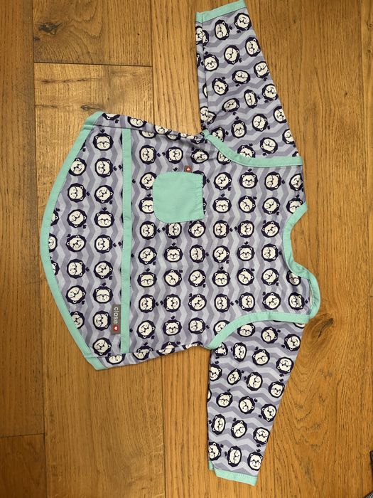 Fartuszek sliniak z rekawami do karmienia / do prac plastycznych Clise