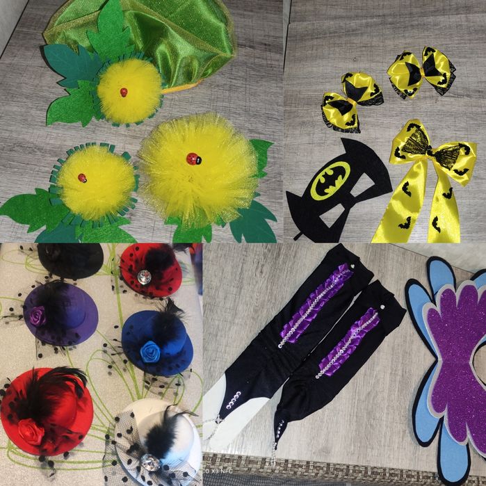 Набір дитячий - тигрик, мишка, жабка, чортик, далмантинчик, овечка