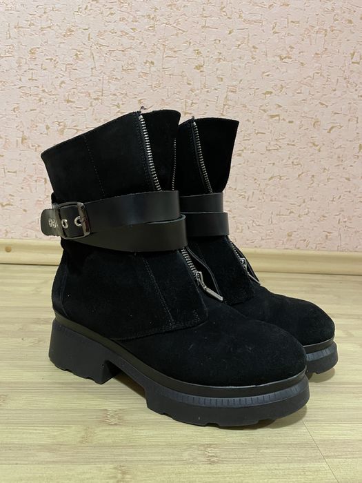 Чоботи зимові alian curdas 38 24.5 см. Чоботи зимові замшеві