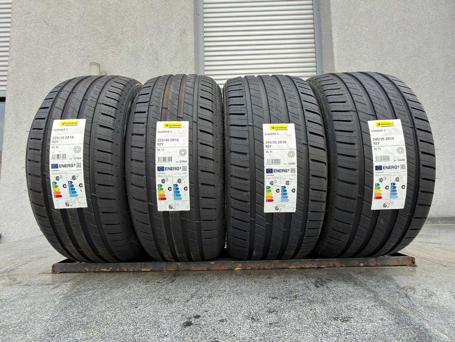 4szt letnie 225/40R18 + 245/35R18 Kormoran Summer 3 prod. 2026rok! gwa