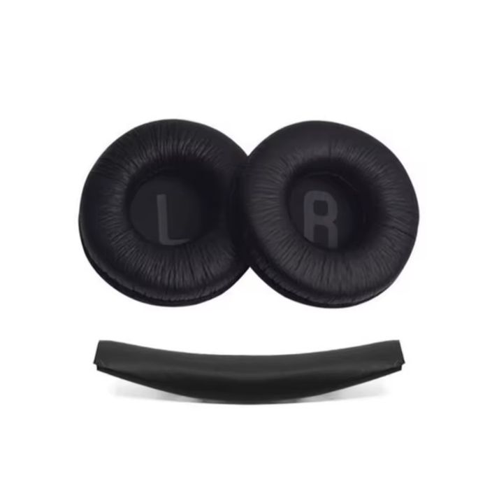 Conjunto de Almofadas (Earpads) + Proteção de Haste para Auscultadores JBL - Novo em Preto