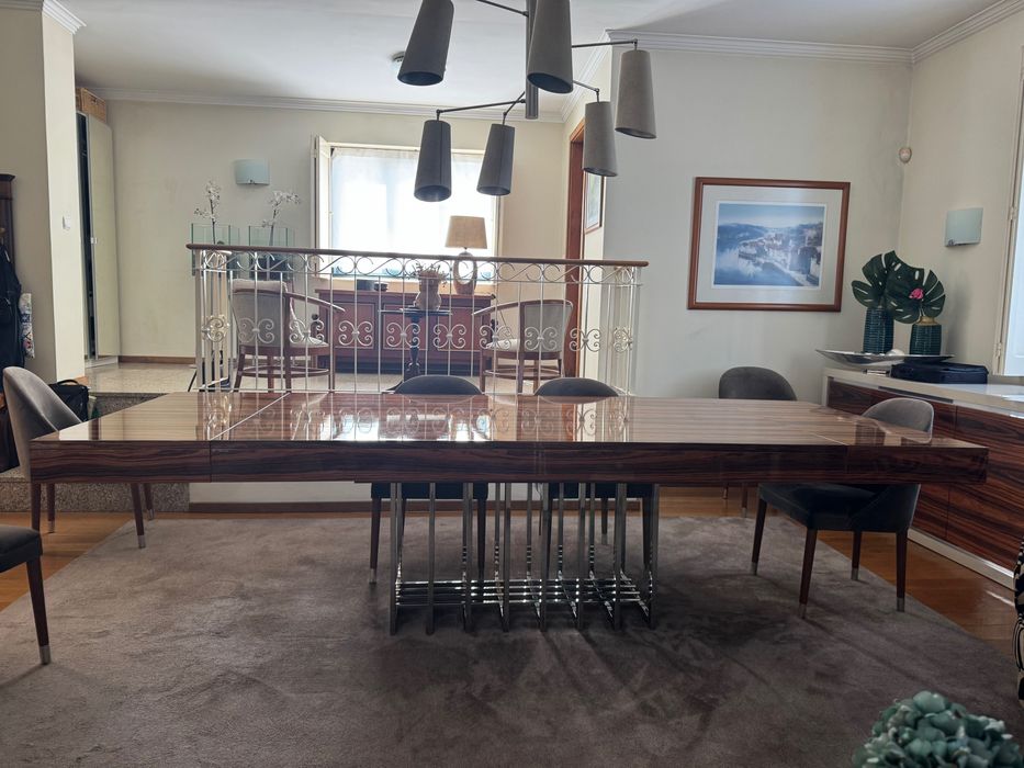 Mesa de jantar Laskasas Prestige em Pau-Ferro Extensível 2–3 m