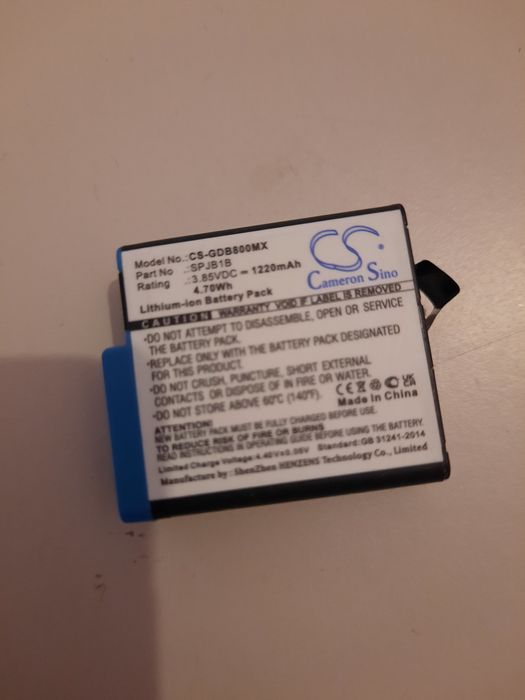 Bateria gopro nova