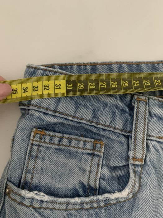 Джинси мом, голубі