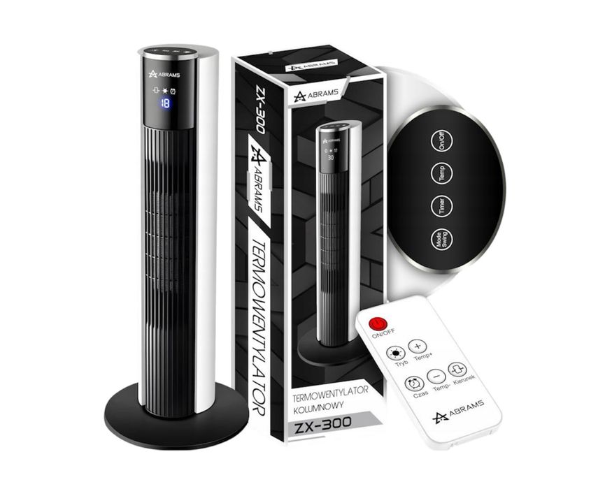 Farelka / Termowentylator Kolumnowy Ceramiczny 2000W Cichy