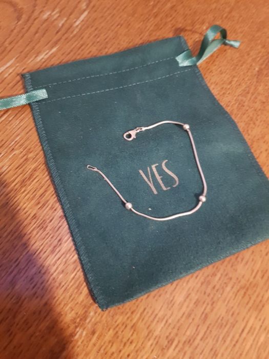 Bransoletka yes  925 srebrna