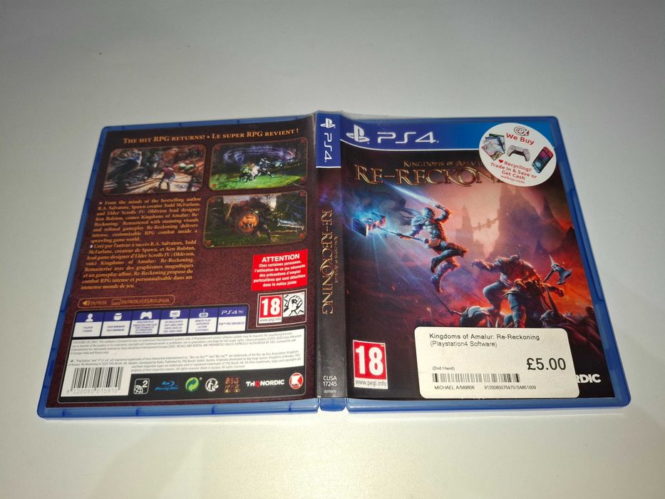 Kingdoms of Amalur Re-Reckoning - Sony PS4