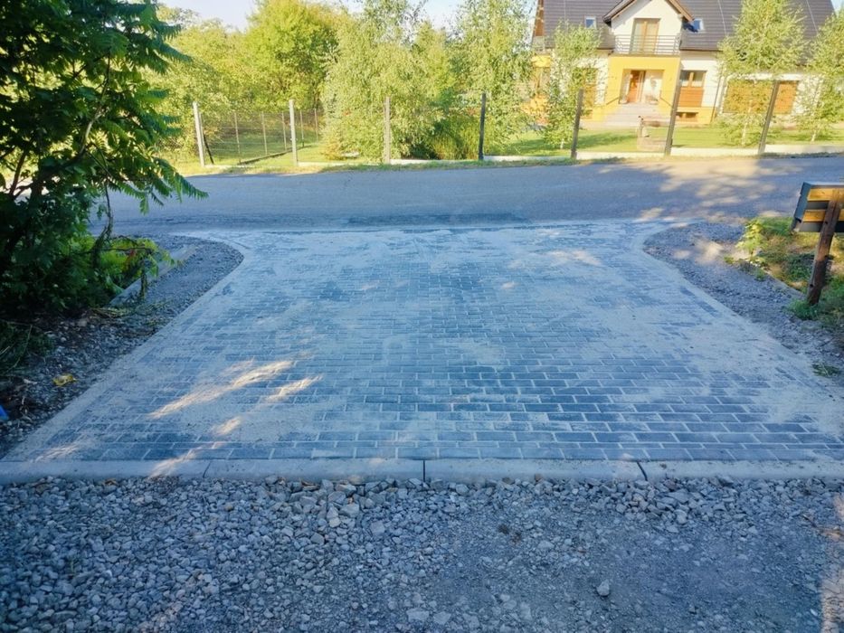 Układanie kostki, Usługi brukarskie, minikoparką, drenaże