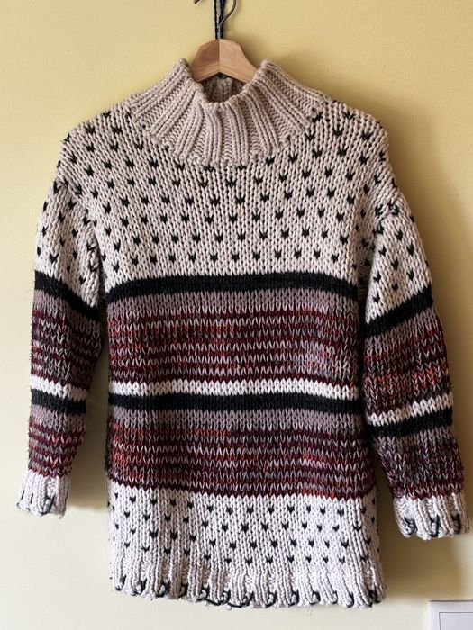 Camisola multicolor de malha da Slowlove