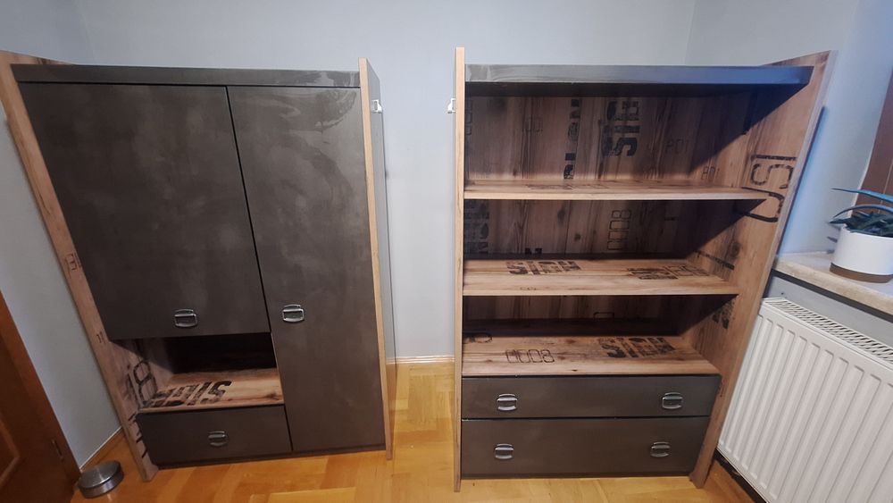 Szafa +regał w stylu loft