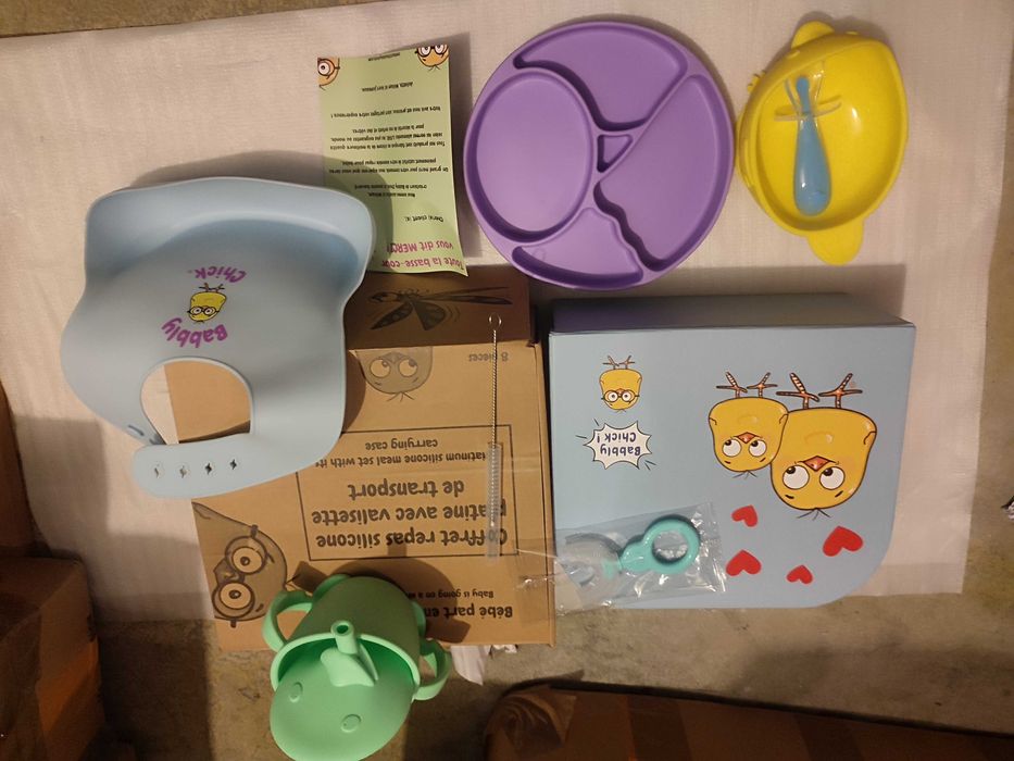 Utensílios de mesa de silicone