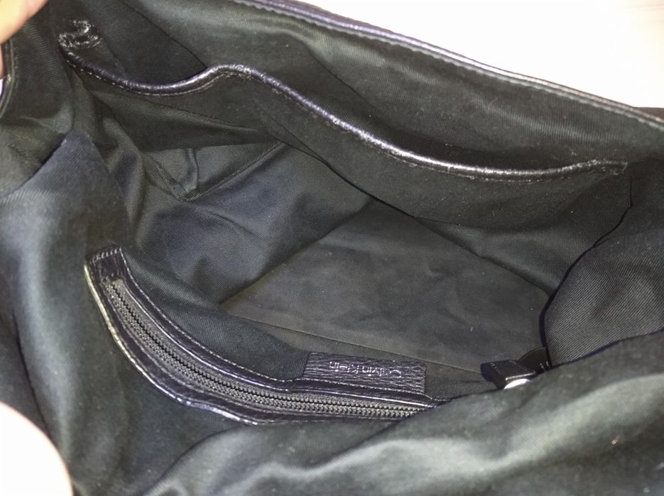 Calvin Klein шкіряна сумка шопер