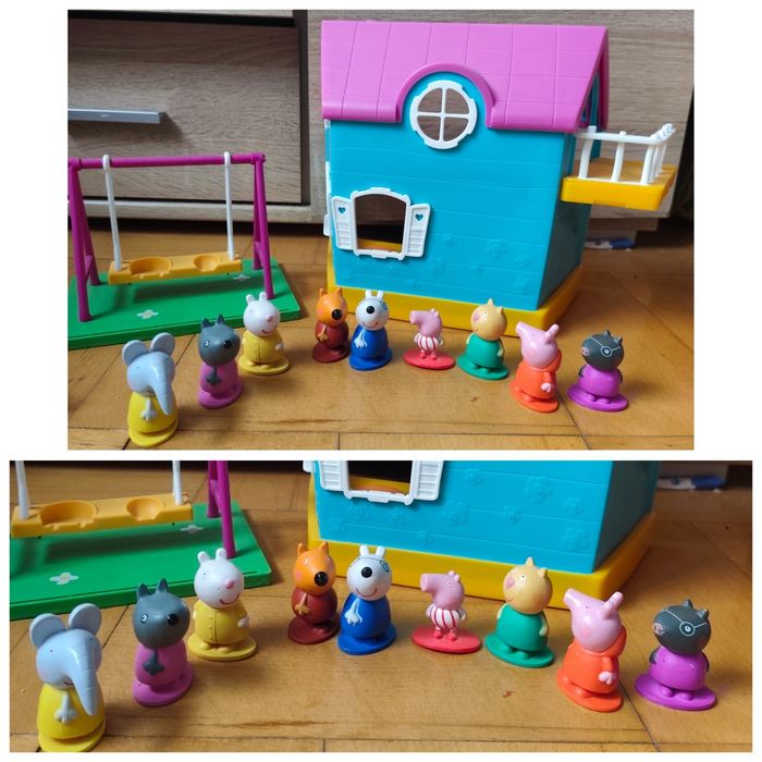 Figurki z kreskówki Świnka Peppa 9 sztuk