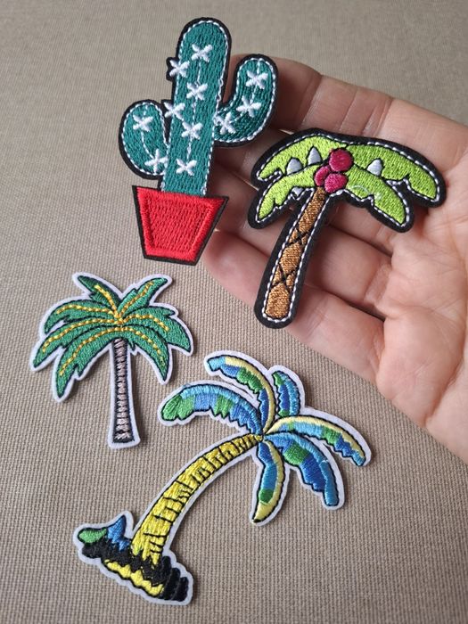 Aplikacji haftowane do naprasowania 4 szt