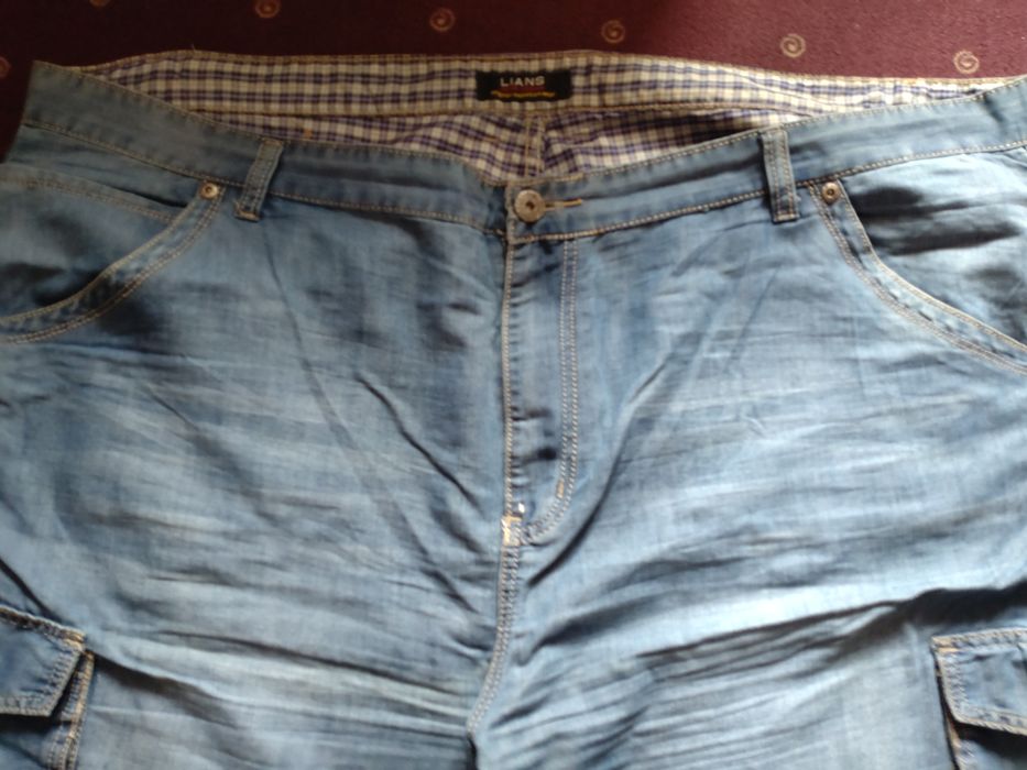 Spodenki szorty letni jeans rozm 5 xl