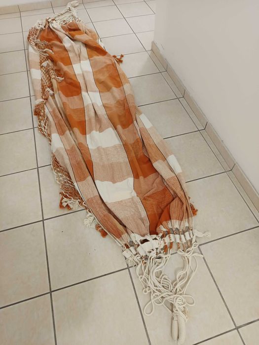 Cama de rede em tecido