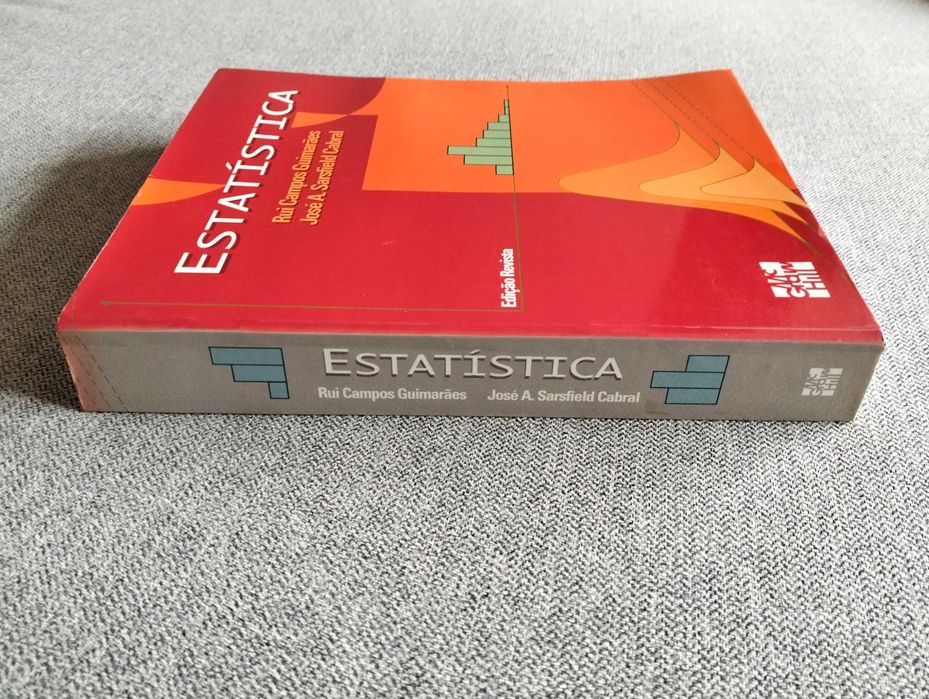 Livro "Estatística" de Rui Campos Guimarães & José A. Sarsfield Cabral