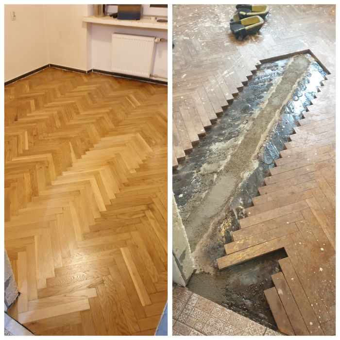 Cyklinowanie parkietu. Schody. Bezpyłowo. Parkieciarz