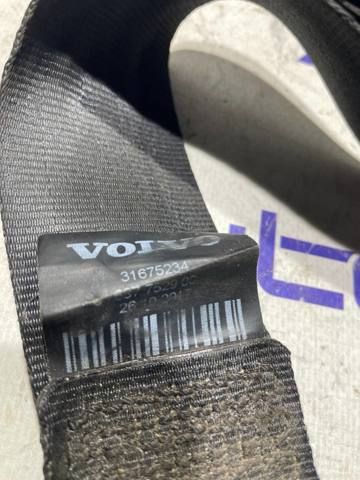 Водительский ремень безопасности Volvo XC90 16-23 с пиропатроном, черн