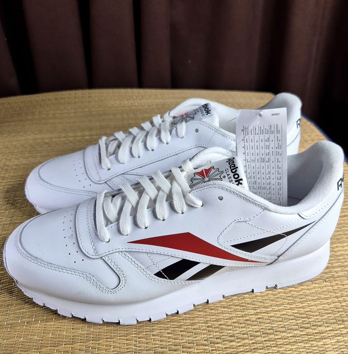 Оригінал 100%Чоловічі кросівки Reebok Classic Leather(Розмір 42-27см і 42,5-27,5см)
