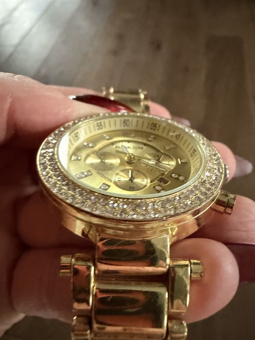 Zegarwk damski zloty z krysztalkami Michael Kors