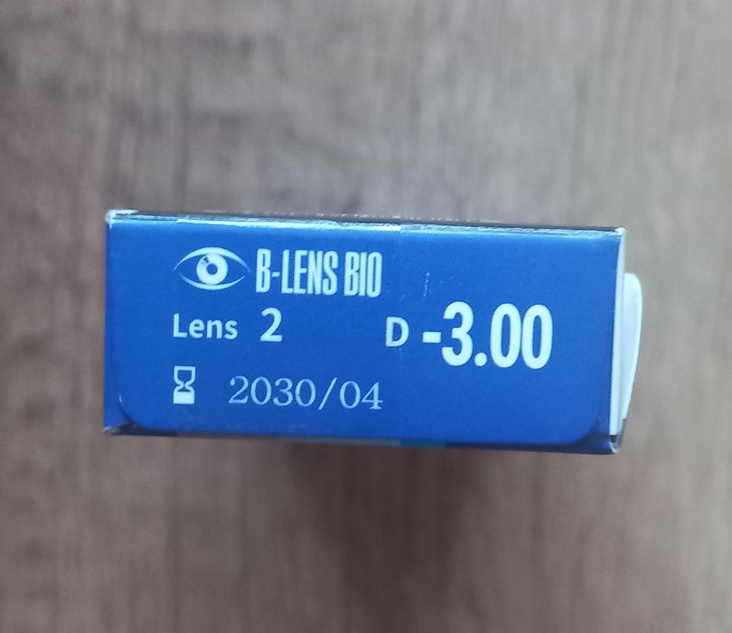 B Lens Bio -3 soczewki kontaktowe miesięczne