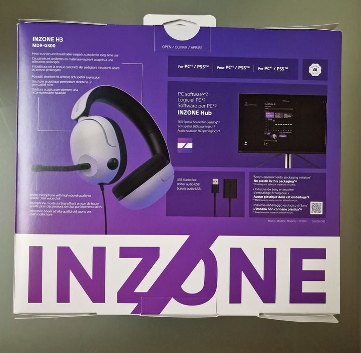 Sony INZONE H3 Auscultadores gaming com fios