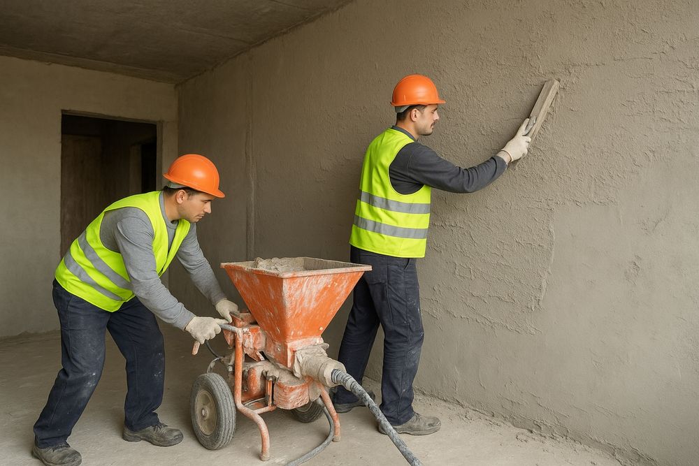 Штукатурка машинна Штукатурка Штукатурка Професійна штукатурка