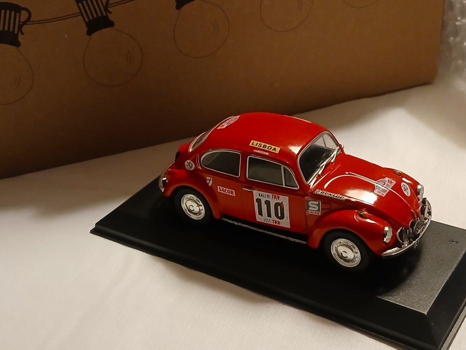 Miniatura 1/43 VW 1302 S Carpinteiro Albino/S.Pereira Rally de Portugal 1971