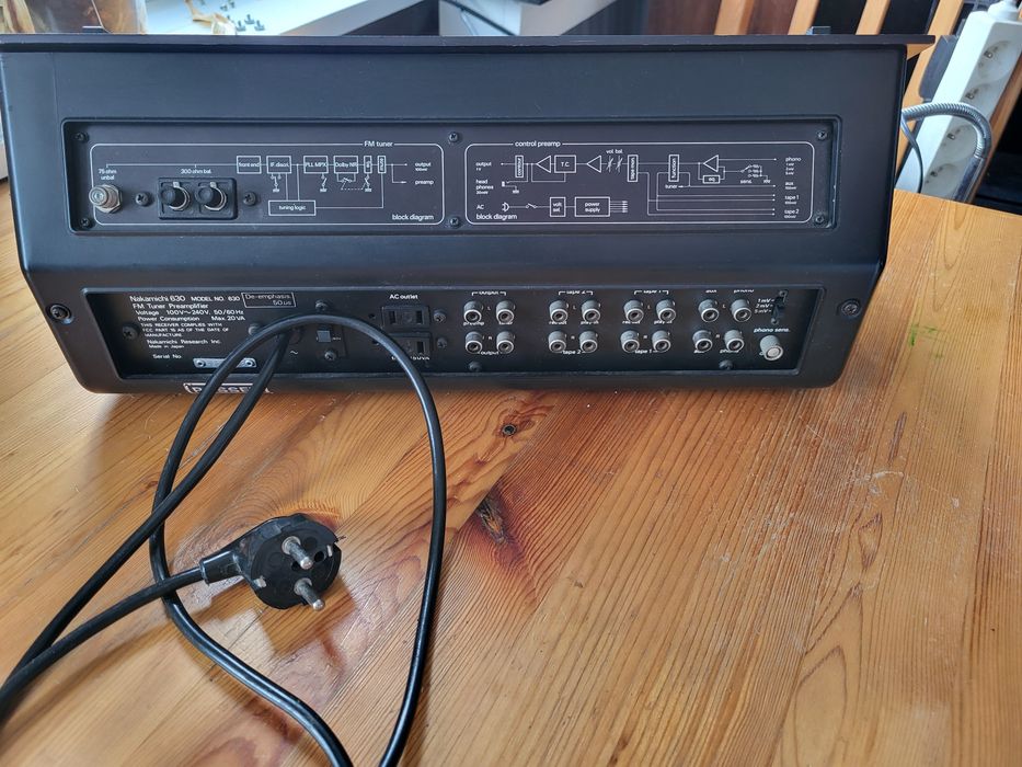 Przedwzmacniacz z Tunerem Nakamichi 630 Super Stan Wawa-Lublin