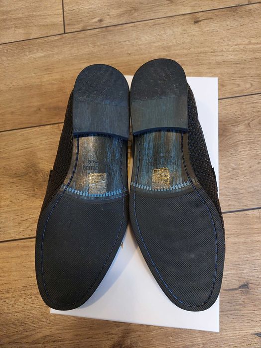 Czarne mokasyny męskie Wittchen, 41