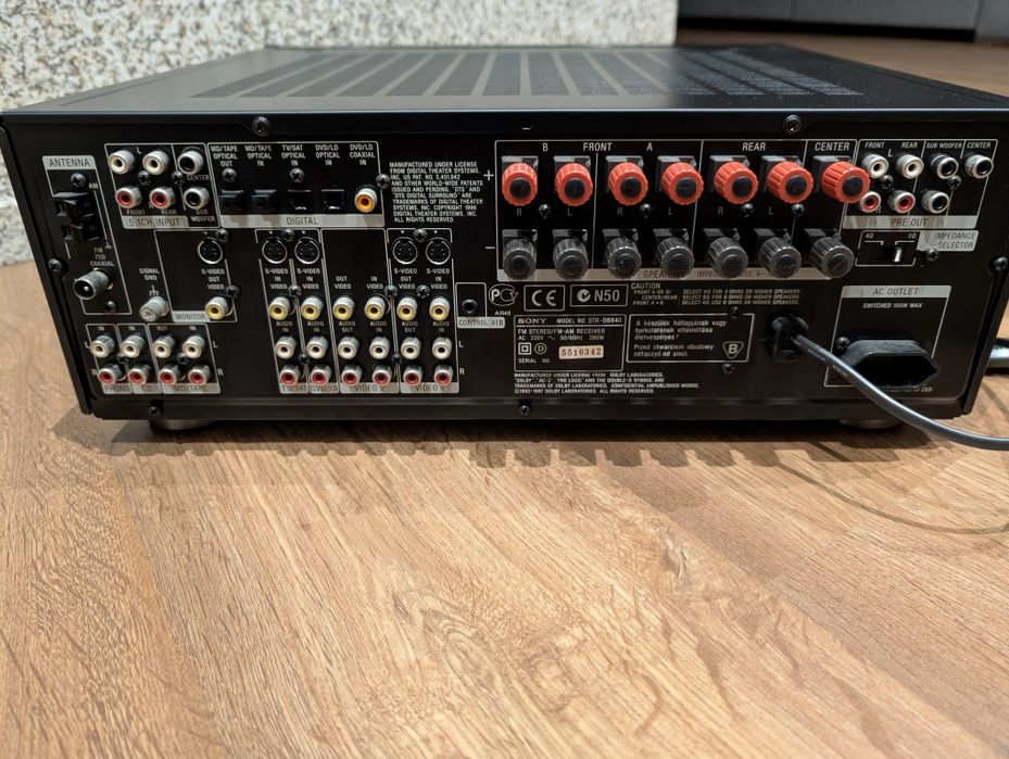 Amplificador AV Sony STR-DB840 Serie QS