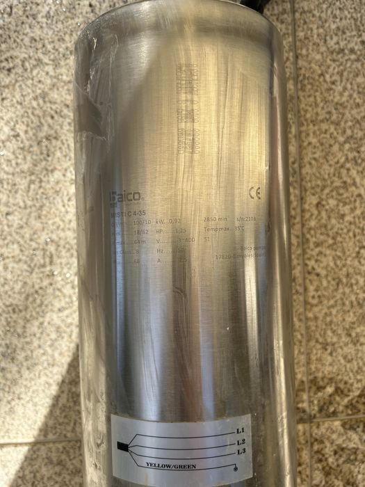 Bomba para poço trifásica 1.25 cv