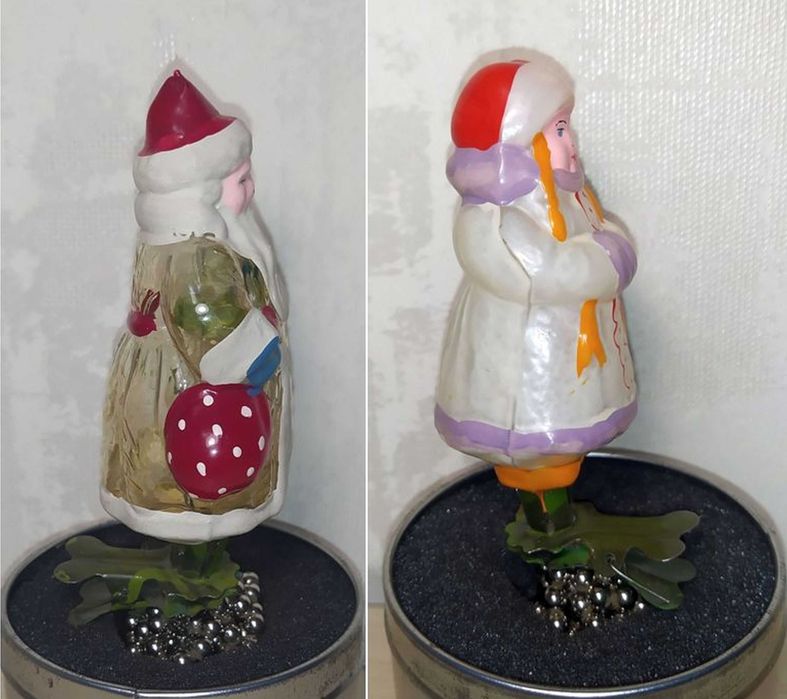 Ёлочные игрушки времен СССР, 1950-1960 годов