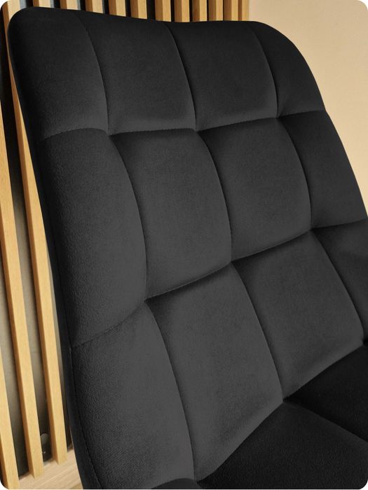 Welurowe krzesło tapicerowane do salonu i jadalni. Nowe. Wysyłka 24h