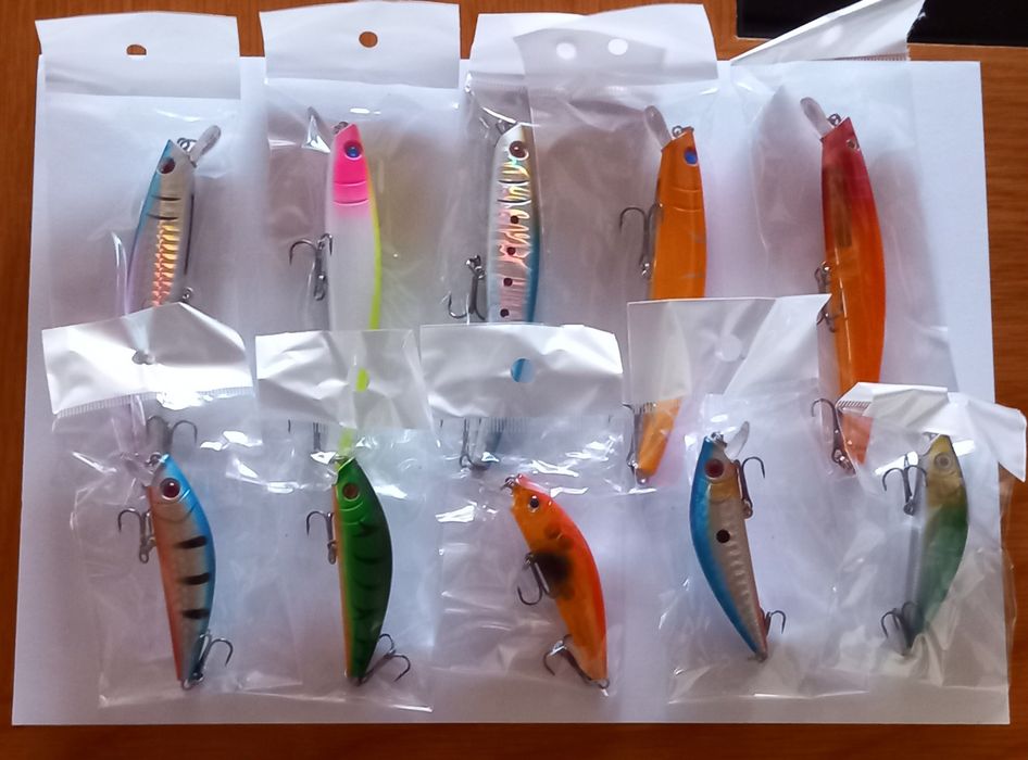Lote peixes artificiais
