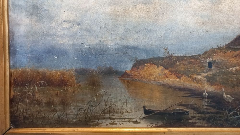 Sprzedam obraz olejny na płótnie z 1894r z Lwowa