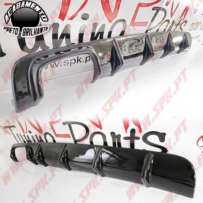 [PORTES GRÁTIS]* DIFUSOR TRASEIRO BMW Serie 5 - E39 (BLACK GLOSS)