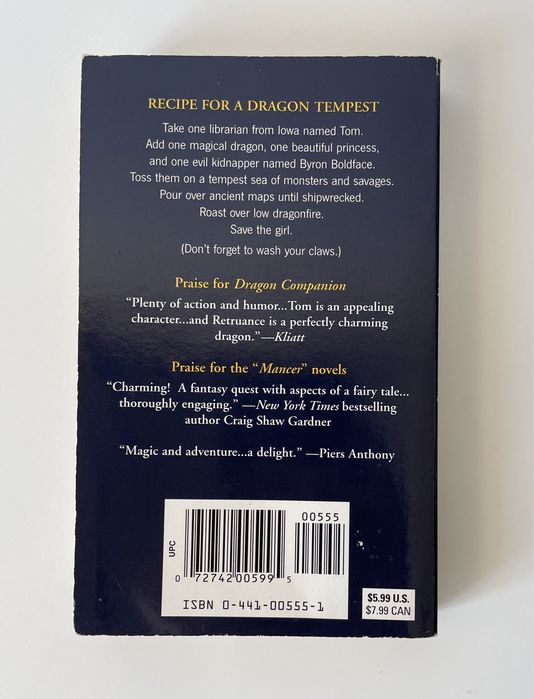 Livro: "Dragon Tempest", de Don Callander