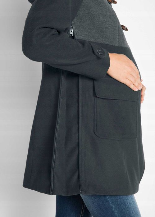 Kurtka ciążowa Budrysówka dla Dwojga z wstawką