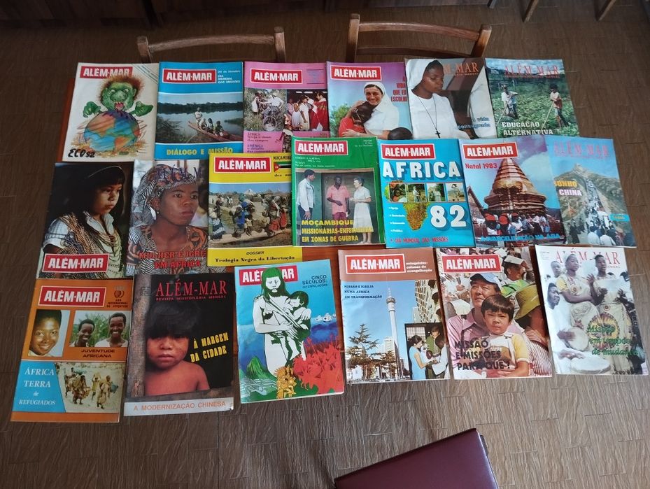 Sortido de revistas antigas