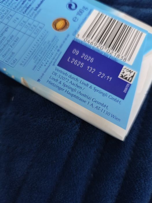 Czekolada mleczna Lindt