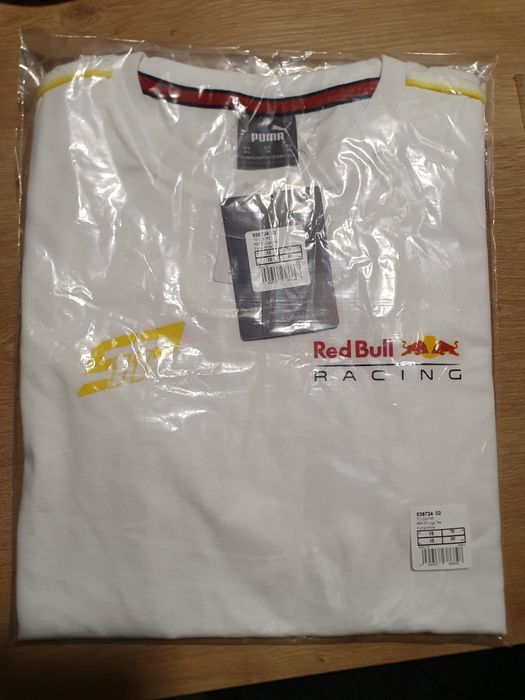 T-shirt bluzka XS puma Red Bull Racing SP biała