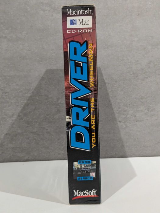 DRIVER You Are the Wheelman BIG BOX gra Macintosh Mac iMac MacSoft USA