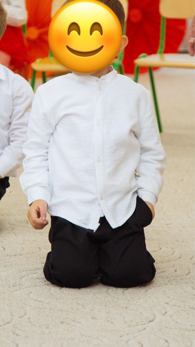 Сорочка рубашка зі стійкою 86р