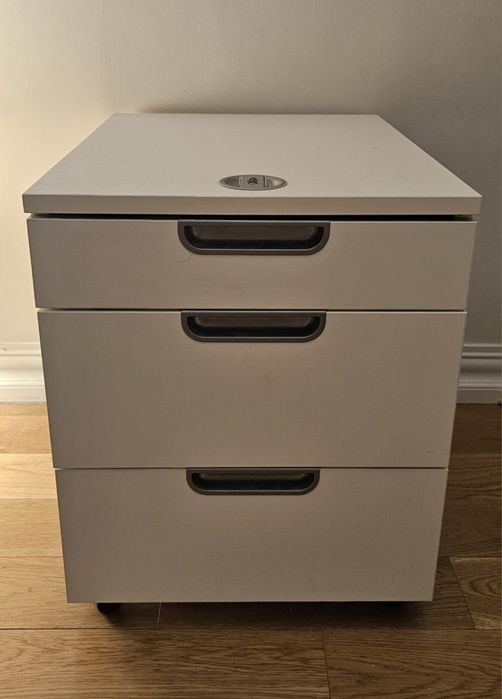 Ikea GALANT szafka / komoda na kółkach, 45 x 55 cm, biała
