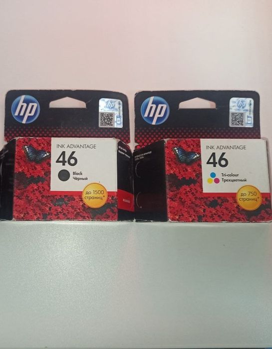Картридж HP 46 (ч/б, цветной)