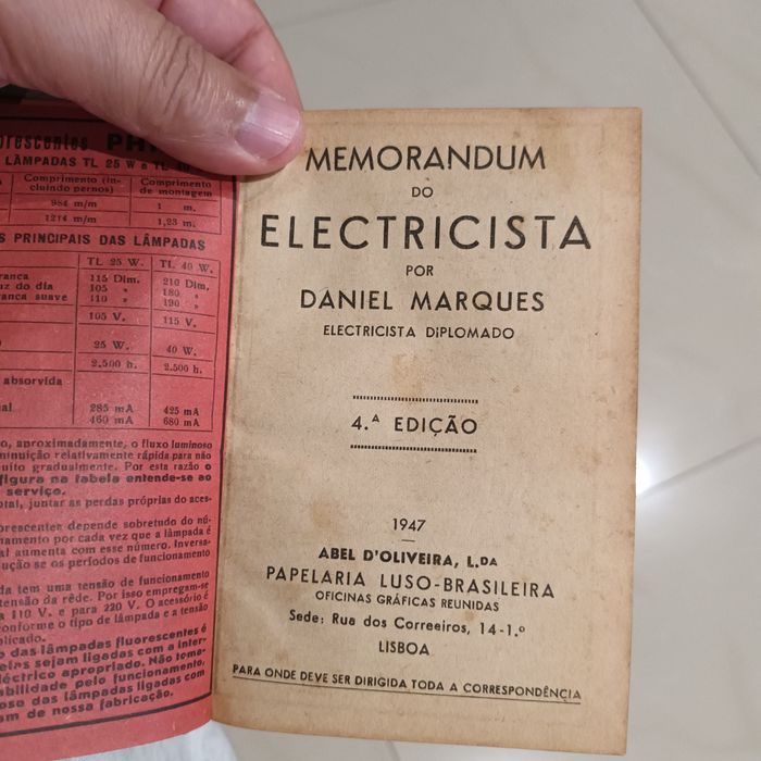 Memorandum do eletricista daniel marques diplomado