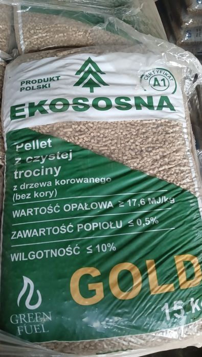 Pellet drzewny A1. 6mm , Dowóz do klienta !